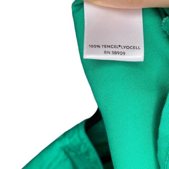 Westbound Green 3/4 Sleeve Lyocell Pocket Front Tunic Blouse Womens Size Small - Picture 4 of 4